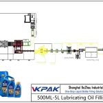 Automatic 500ML-5L Lubricating Oil Filling Line স্বয়ংক্রিয় 500ML-5L তৈলাক্তকরণ তেল ভর্তি লাইন